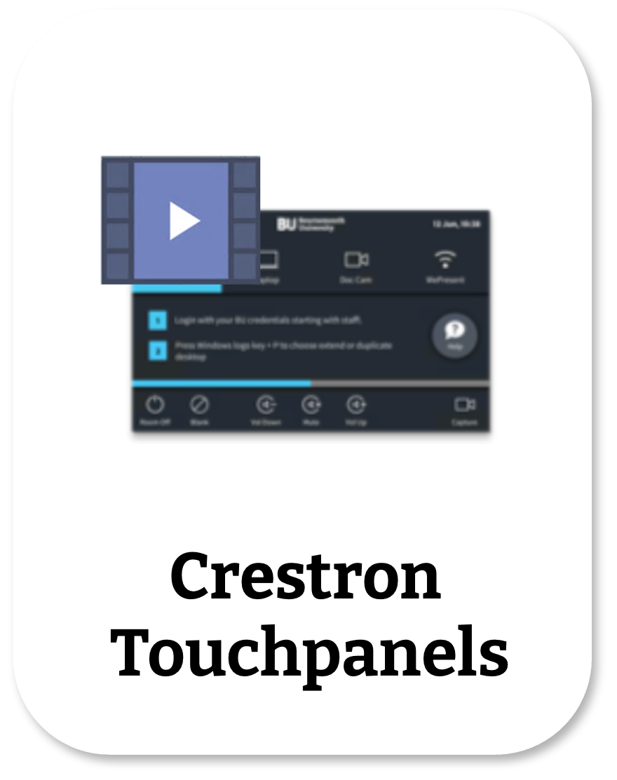 Crestron Touchpanels